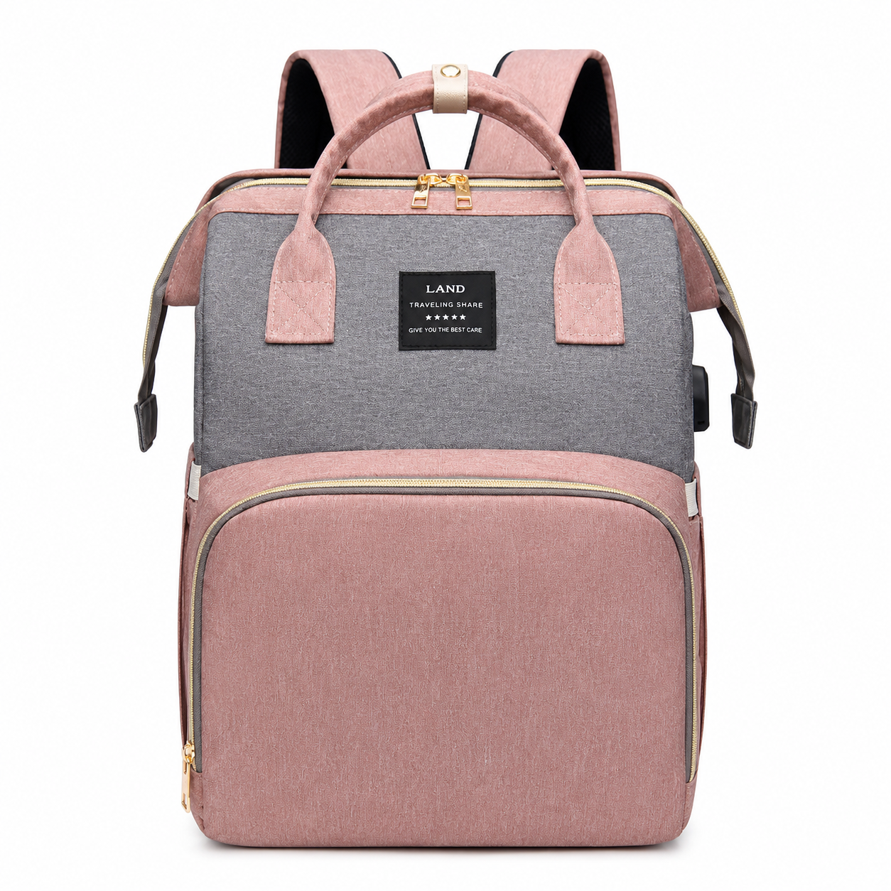 MomEase™ Travel Bag - The Diaper Bag That Turns Into a Baby Bed in Seconds