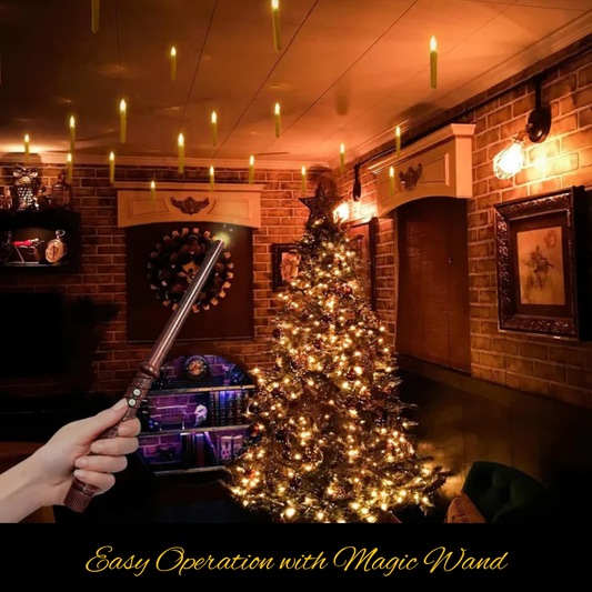 GlowFlo - Floating LED Candles With Magic Wand