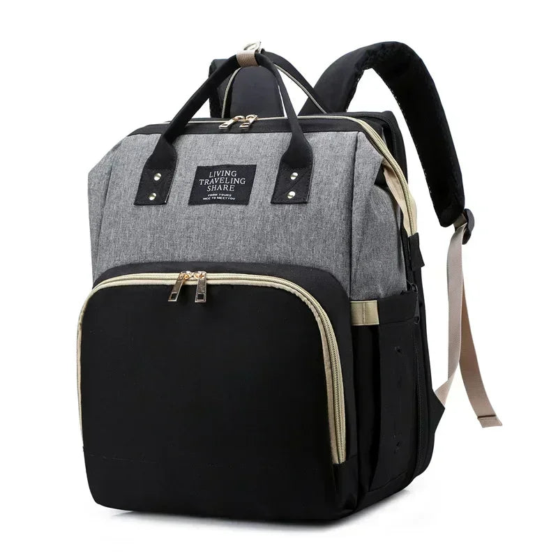 MomEase™ Travel Bag - The Diaper Bag That Turns Into a Baby Bed in Seconds