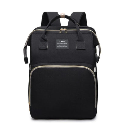 MomEase™ Travel Bag - The Diaper Bag That Turns Into a Baby Bed in Seconds