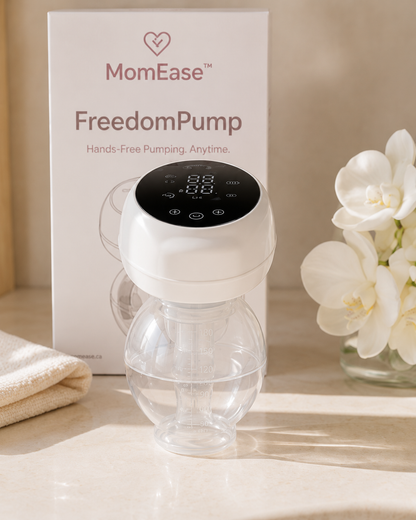 MomEase™ FreedomPump — Wearable Hands-Free Breast Pump